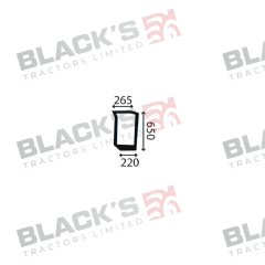 Cab Glass- LH Lower Front- Green Tint suitable for New Holland -  