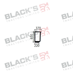 Cab Glass- RH Lower Front- Green Tint suitable for New Holland -  