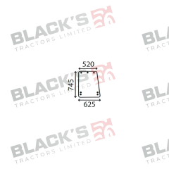 Cab Glass- Opening Side Window- Green Tint suitable for Ford &amp; Fordson -  83904555