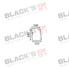 Cab Glass- Side Window - Green Tint suitable for Massey Ferguson -  3302705M4  3302705M5