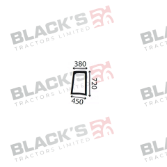 Cab Glass- RH Side Window - Green Tint suitable for New Holland -  44910542