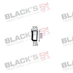 Cab Glass- LH Lower Front - Green Tint suitable for New Holland -  