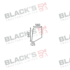 Cab Glass- Door - Clear suitable for Case International -  3114017R1
