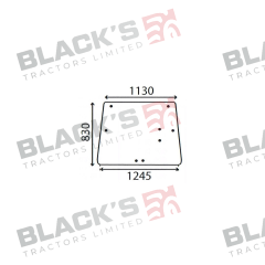 Cab Glass - Rear Window - AL70847 suitable for John Deere -  AL70847