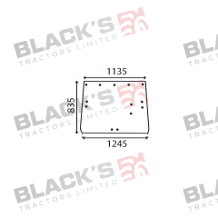 Cab Glass- Rear Window - Green Tint suitable for John Deere -  L36606