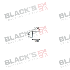 Cab Glass- Lower Front - Clear suitable for Zetor -  67827959