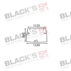Cab Glass- Front Window suitable for Deutz -  4418946