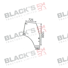 Cab Glass- RH Door suitable for Deutz -  4418952
