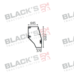 Cab Glass- RH Door- Green Tint suitable for Deutz -  4400343
