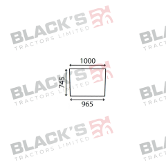 Cab Glass- Front Window- Clear suitable for Deutz -  092342100/30