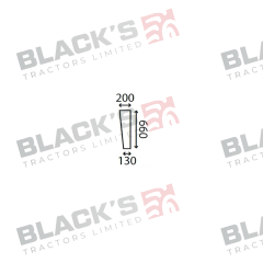 Cab Glass- Lower Front- Clear suitable for Deutz -  092342110/30