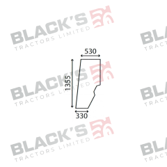 Cab Glass-Door– Bronze suitable for Deutz -  09342120/20