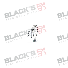 Cab Glass- Lower Front- Green Tint suitable for Deutz -  4332557