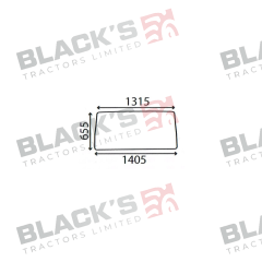 Cab Glass- Front Window- Clear suitable for Fiat -  5113401