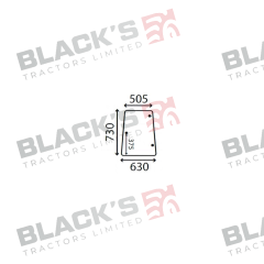 Cab Glass- Side Window- Clear suitable for John Deere -  L61159