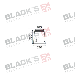 Cab Glass- LH Side Window- Clear suitable for John Deere -  L63918