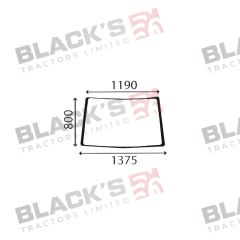 Cab Glass- Front Window- Green Tint suitable for John Deere -  R114807