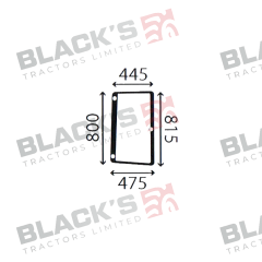 Cab Glass- RH Side Window- Green Tint suitable for John Deere -  R96193