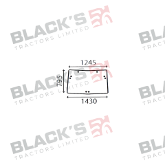 Cab Glass- Rear Window- Green Tint suitable for John Deere -  R110990