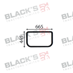 Cab Glass - Sunroof- Green Tint suitable for John Deere -  L116179