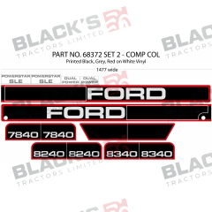 Decal Set - Ford 7840 suitable for New Holland -  