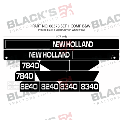 Decal Set - New Holland 7840 suitable for New Holland -  