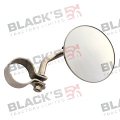 Exhaust Mounted Rear View Mirror & Clamp suitable for Ford & Fordson -