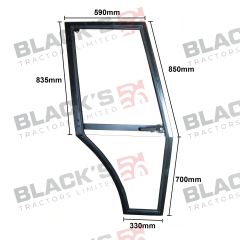 RH Door Frame - 3478236M91 suitable for Massey Ferguson -  3478236M91
