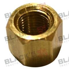 Exhaust Elbow Hexagon Nut 3/8&quot; UNF suitable for Massey Ferguson -  