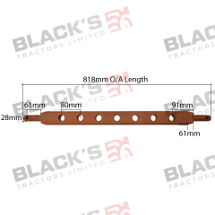 Drawbar suitable for Massey Ferguson -  829032M1