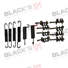 Brake Shoe &amp; Retaining Spring Kit suitable for Ford &amp; Fordson -  