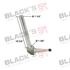 Spindle RH Dexta Super Dexta suitable for Ford &amp; Fordson -  81717382  957E3105  F2NN3105BA