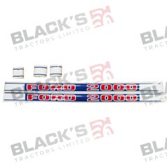 Decal Set - Ford 2000 suitable for Ford &amp; Fordson -  