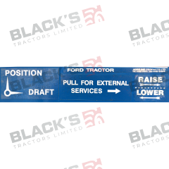 Position Control Sticker Set - Ford suitable for Ford &amp; Fordson -  