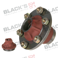 Front Wheel Hub with Studs, Nuts &amp; Cap suitable for Massey Ferguson -  826747M91  898085M91  180338M91