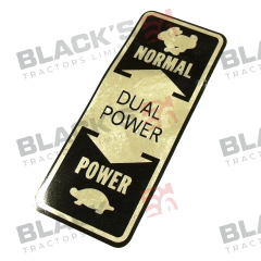 Decal- Dual Power Dash Shift Position - Ford suitable for Ford &amp; Fordson -  