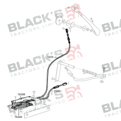 Throttle Housing Slider - 1695458M1 suitable for Massey Ferguson -  1695458M1