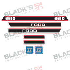 Decal Set - Ford 6610 Force II suitable for Ford &amp; Fordson -  83952741  EFPN16605EA