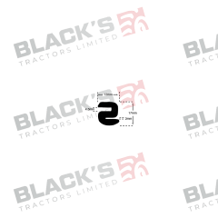 S&#039; Type Glazing Rubber (10m Roll) suitable for Ford &amp; Fordson -  