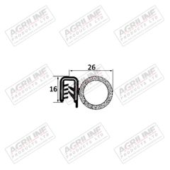 Draught Excluder (5m Roll) suitable for Zetor -  