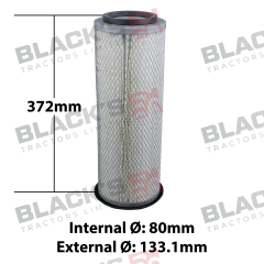 Fleetguard AF1855 Outer Air Filter suitable for Ford &amp; Fordson -  83908365  E9NN69B618AA  E9NN9B618AA